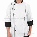 Traditional Fit 3/4 Sleeves Japanese Style Chef Uniform for Men with Snap Front